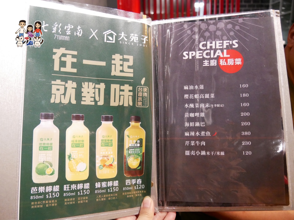 桃園藝文特區美食推薦【七彩雲南南平店】滇緬合菜聚餐首選! - 第4張圖
